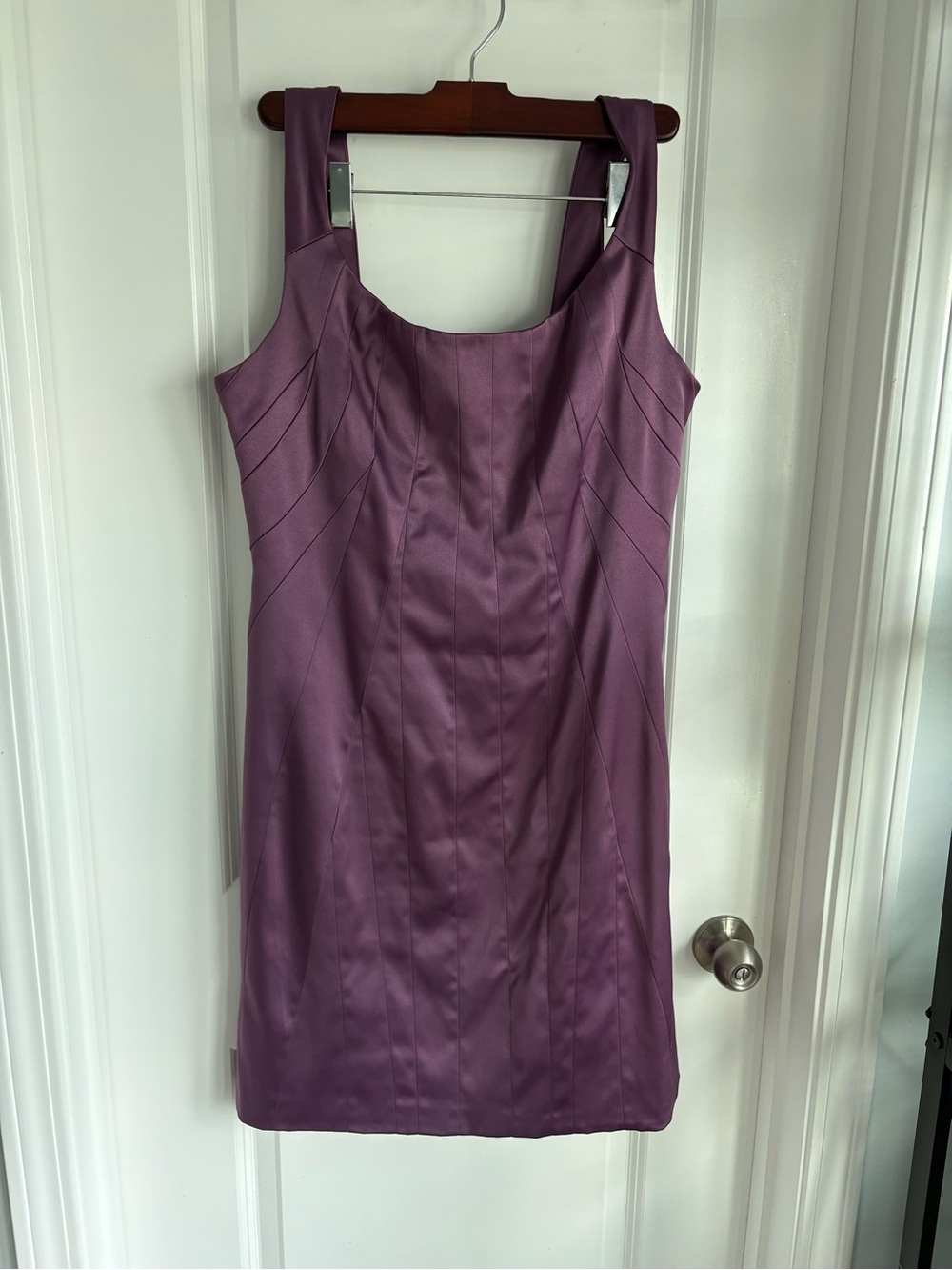 Max & Cleo Lavender-Purple Sleeveless Sheath Dress